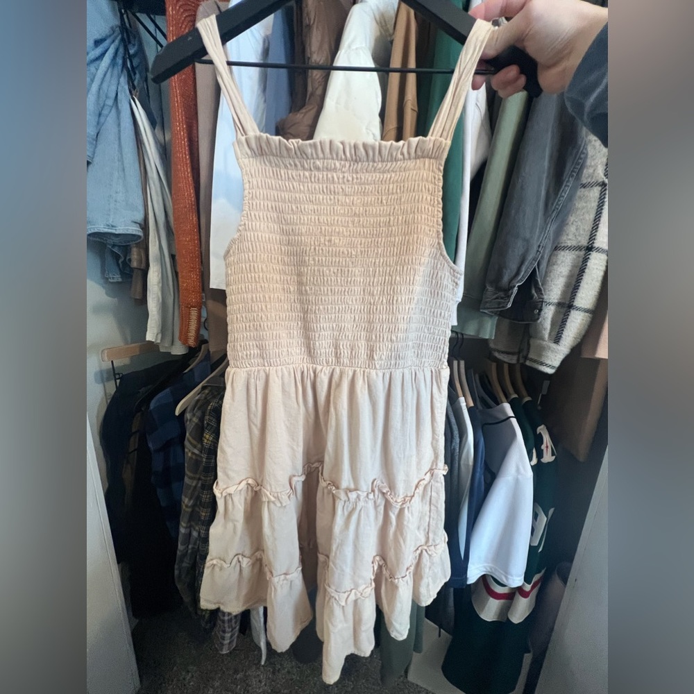 CREAM SUMMER DRESS 👡 👗 ☀️